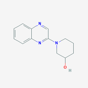 molecular formula C13H15N3O B1498922 1-Quinoxalin-2-yl-piperidin-3-ol CAS No. 1099941-89-5