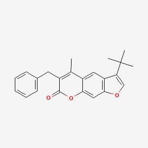 6-benzyl-3-tert-butyl-5-methyl-7H-furo[3,2-g]chromen-7-one