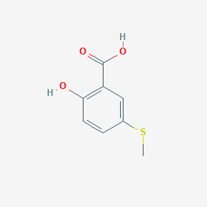 molecular formula C8H8O3S B149893 2-Hydroxy-5-(methylsulfanyl)benzoic acid CAS No. 32318-42-6