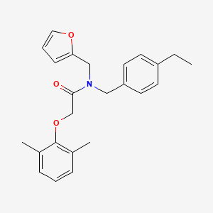 2-(2,6-dimethylphenoxy)-N-(4-ethylbenzyl)-N-(furan-2-ylmethyl)acetamide