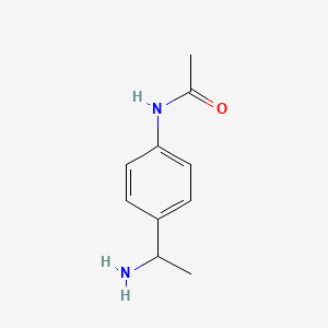 molecular formula C10H14N2O B1498934 N-[4-(1-Amino-ethyl)-phenyl]-acetamide 