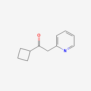 molecular formula C11H13NO B1498950 1-Cyclobutyl-2-(pyridin-2-yl)ethanone CAS No. 1125702-76-2