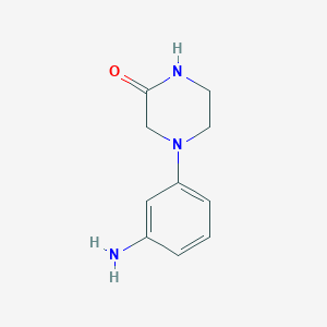 4-(3-Aminophenyl)piperazin-2-one