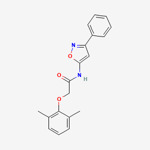 2-(2,6-dimethylphenoxy)-N-(3-phenyl-1,2-oxazol-5-yl)acetamide