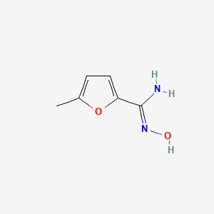 molecular formula C6H8N2O2 B1498960 N'-hydroxy-5-methylfuran-2-carboximidamide 