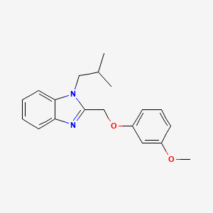 2-[(3-methoxyphenoxy)methyl]-1-(2-methylpropyl)-1H-benzimidazole