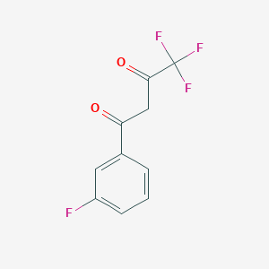 molecular formula C10H6F4O2 B1498969 1-(3-Fluorophenyl)-4,4,4-trifluorobutane-1,3-dione CAS No. 23975-58-8