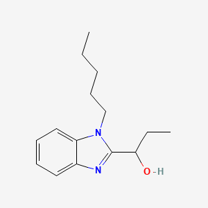 1-(1-pentyl-1H-benzimidazol-2-yl)propan-1-ol