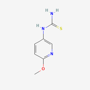 molecular formula C7H9N3OS B1498976 (6-Methoxypyridin-3-yl)thiourea CAS No. 420130-44-5