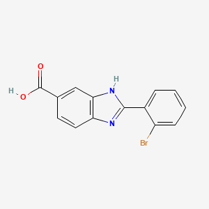 2-(2-Bromophenyl)-1H-benzoimidazole-5-carboxylic acid