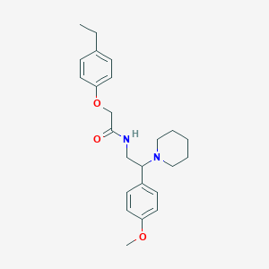 molecular formula C24H32N2O3 B14989810 2-(4-ethylphenoxy)-N-[2-(4-methoxyphenyl)-2-(piperidin-1-yl)ethyl]acetamide 