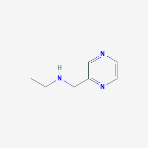 molecular formula C7H11N3 B1498983 Ethyl-pyrazin-2-ylmethyl-amine CAS No. 933750-32-4