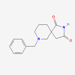 molecular formula C15H18N2O2 B1498985 7-Benzyl-2,7-diazaspiro[4.5]decane-1,3-dione CAS No. 1096972-39-2