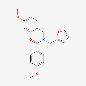 N-(furan-2-ylmethyl)-4-methoxy-N-(4-methoxybenzyl)benzamide