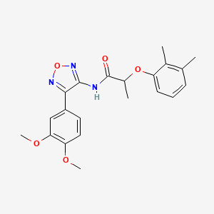 N-[4-(3,4-dimethoxyphenyl)-1,2,5-oxadiazol-3-yl]-2-(2,3-dimethylphenoxy)propanamide