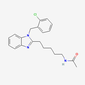 N-{5-[1-(2-chlorobenzyl)-1H-benzimidazol-2-yl]pentyl}acetamide