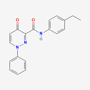 N-(4-ethylphenyl)-4-oxo-1-phenyl-1,4-dihydropyridazine-3-carboxamide