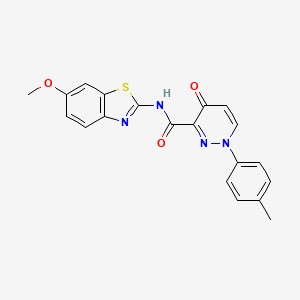 N-(6-methoxy-1,3-benzothiazol-2-yl)-1-(4-methylphenyl)-4-oxo-1,4-dihydropyridazine-3-carboxamide