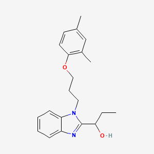 1H-1,3-Benzimidazole-2-methanol, 1-[3-(2,4-dimethylphenoxy)propyl]-alpha-ethyl-