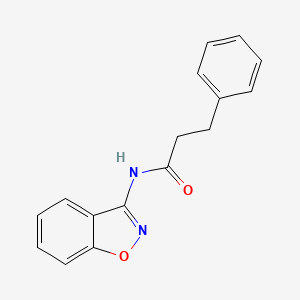 N-(1,2-benzoxazol-3-yl)-3-phenylpropanamide