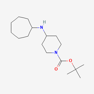 molecular formula C17H32N2O2 B1499012 叔丁基 4-(环庚基氨基)哌啶-1-羧酸酯 CAS No. 319427-80-0