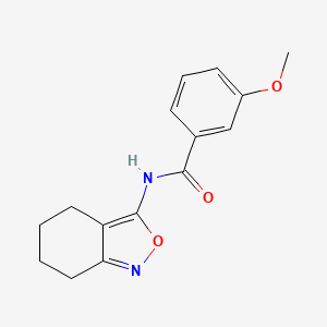 molecular formula C15H16N2O3 B14990121 3-methoxy-N-(4,5,6,7-tetrahydro-2,1-benzoxazol-3-yl)benzamide 