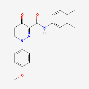 N-(3,4-dimethylphenyl)-1-(4-methoxyphenyl)-4-oxo-1,4-dihydropyridazine-3-carboxamide