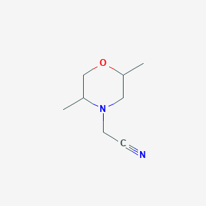 molecular formula C8H14N2O B1499021 4-Morpholineacetonitrile,2,5-dimethyl- 