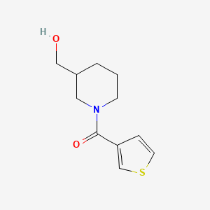 molecular formula C11H15NO2S B1499023 (3-Hydroxymethyl-piperidin-1-yl)-thiophen-3-yl-methanone CAS No. 916791-30-5