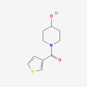 molecular formula C10H13NO2S B1499025 (4-Hydroxy-piperidin-1-yl)-thiophen-3-yl-methanone CAS No. 916791-28-1
