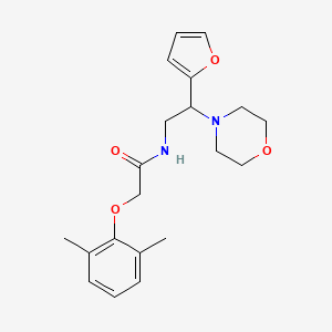 2-(2,6-dimethylphenoxy)-N-[2-(furan-2-yl)-2-(morpholin-4-yl)ethyl]acetamide