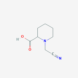 molecular formula C8H12N2O2 B1499027 1-(Cyanomethyl)piperidine-2-carboxylic acid CAS No. 267220-58-6