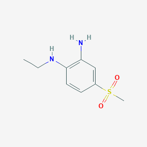 molecular formula C9H14N2O2S B1499028 1,2-Benzenediamine, N1-ethyl-4-(methylsulfonyl)- 