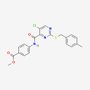 Methyl 4-[({5-chloro-2-[(4-methylbenzyl)thio]pyrimidin-4-yl}carbonyl)amino]benzoate