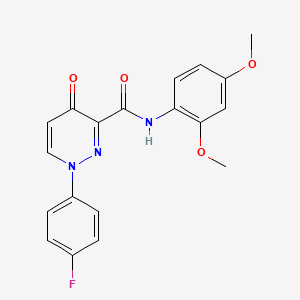 N-(2,4-dimethoxyphenyl)-1-(4-fluorophenyl)-4-oxo-1,4-dihydropyridazine-3-carboxamide