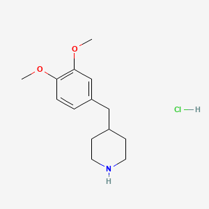 molecular formula C14H22ClNO2 B1499048 4-(3,4-二甲氧基苄基)哌啶盐酸盐 CAS No. 1172908-58-5