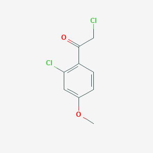 molecular formula C9H8Cl2O2 B1499052 2-Chloro-1-(2-chloro-4-methoxyphenyl)ethanone CAS No. 51488-82-5