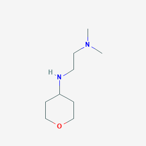 molecular formula C9H20N2O B1499054 N,N-二甲基-N'-(四氢吡喃-4-基)-乙烷-1,2-二胺 CAS No. 887589-05-1