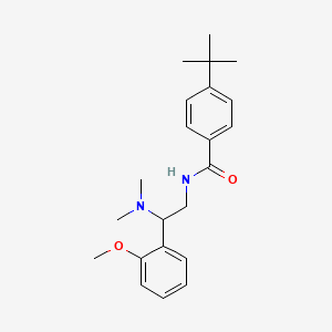 4-tert-butyl-N-[2-(dimethylamino)-2-(2-methoxyphenyl)ethyl]benzamide