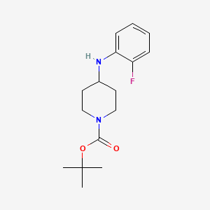 molecular formula C16H23FN2O2 B1499078 1-Boc-4-(2-fluoro-phenylamino)-piperidine CAS No. 887583-57-5