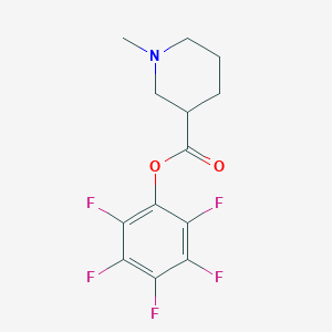 Pentafluorophenyl 1-methylpiperidine-3-carboxylate