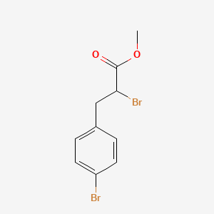 molecular formula C10H10Br2O2 B1499088 Methyl 2-bromo-3-(4-bromophenyl)propanoate CAS No. 219554-66-2