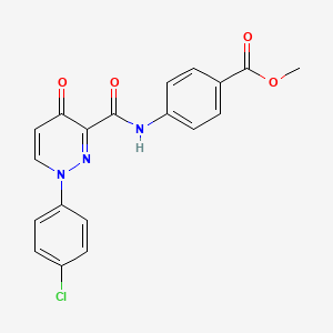 Methyl 4-({[1-(4-chlorophenyl)-4-oxo-1,4-dihydropyridazin-3-yl]carbonyl}amino)benzoate