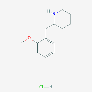 molecular formula C13H20ClNO B1499097 2-(2-Methoxy-benzyl)-piperidine hydrochloride 