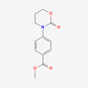 molecular formula C12H13NO4 B1499099 Methyl 4-(2-oxo-1,3-oxazinan-3-yl)benzoate CAS No. 1031927-08-8