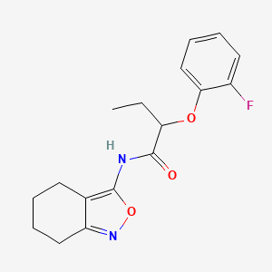 2-(2-fluorophenoxy)-N-(4,5,6,7-tetrahydro-2,1-benzoxazol-3-yl)butanamide