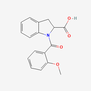 1H-Indole-2-carboxylic acid,2,3-dihydro-1-(2-methoxybenzoyl)-