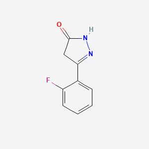 5-(2-Fluorophenyl)-2,4-dihydro-3H-pyrazol-3-one