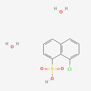 molecular formula C10H11ClO5S B1499108 8-Chloronaphthalene-1-sulfonic acid dihydrate CAS No. 1171630-97-9