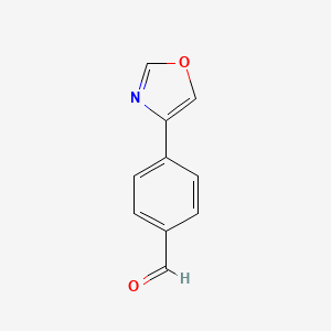 molecular formula C10H7NO2 B1499110 4-(Oxazol-4-yl)benzaldehyde 